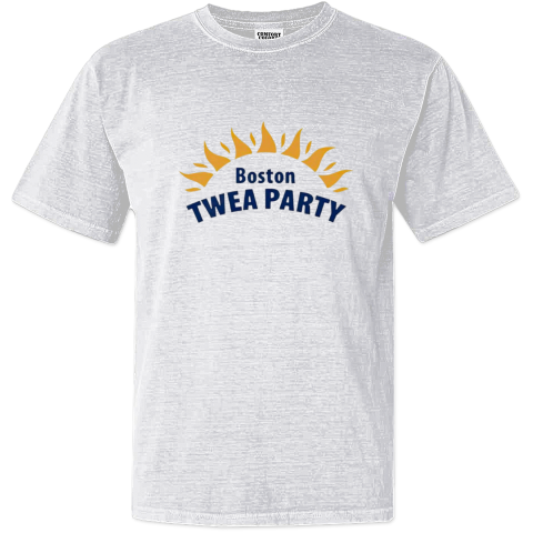 Boston Twea Party Big Logo Twisted Tea Dyed Heavyweight T Shirt