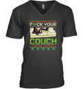Dave Chappelle039S Show Fuck Your Couch Ugly Christmas V Neck T Shirt