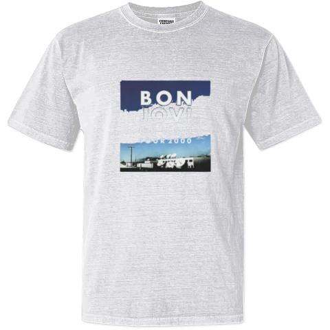Bon Jovi Crush 2000 Tour Dyed Heavyweight T Shirt