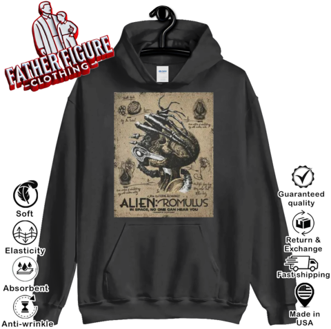 Alien Romulus In Space No One Can Hear You Hoodie