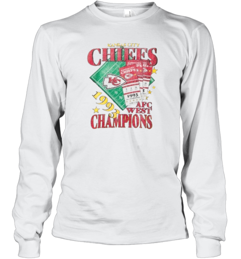 Ashton Gillotte Kansas City Chiefs 1993 Champions Long Sleeve T Shirt
