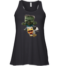 A Minecraft Movie Chicken Jockey Baby Zombie Attack Racerback Tank