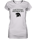 Carthago Delenda Est Women039S V Neck T Shirt