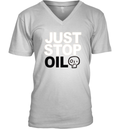 Environment Protest Just Stop Oil V Neck T Shirt