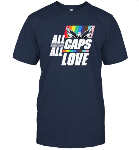 All Caps All Love Capital Pride 2024 Gay Pride T Shirt