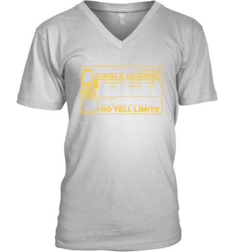 East Carolina Pirates Lifetime Jungle License No Yell Limits V Neck T Shirt
