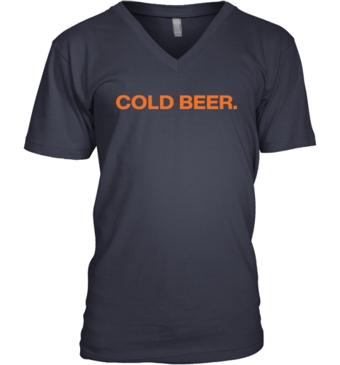 Detroit Tigers Andrew Chafin Cold Beer V Neck T Shirt