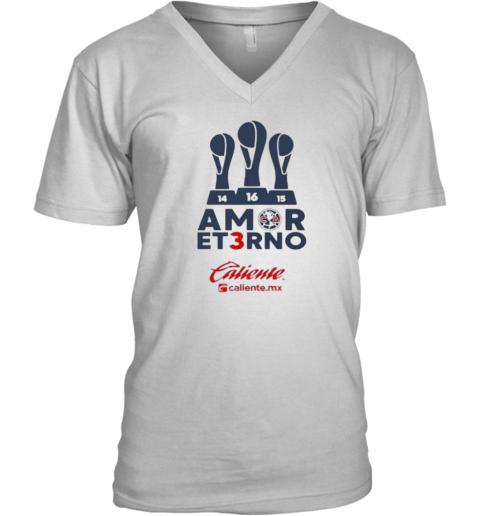 Amor Eterno Caliente Club Amrica V Neck T Shirt