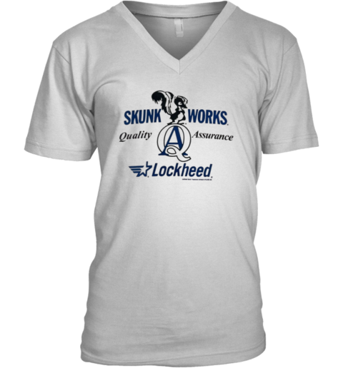 Buzz Ricksons Skunk Works V Neck T Shirt