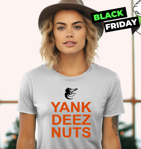 Baltimore Orioles Yank Deer Nuts Women039S T Shirt