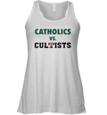 Catholics Vs Cultists Racerback Tank
