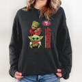 Baby Yoda And Groot Hug San Francisco 49Ers Sweatshirt