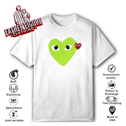 Cdg Play Heart T Shirt