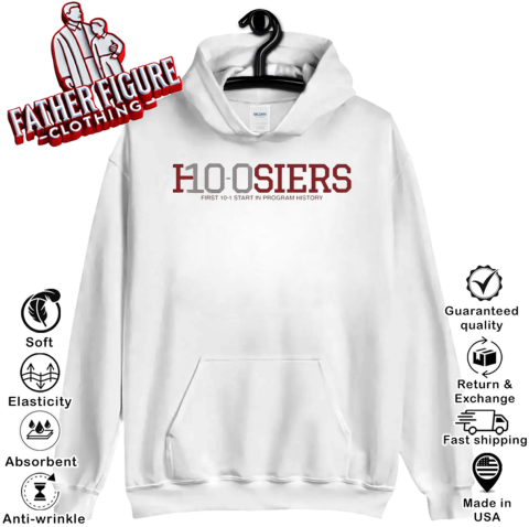 10 0 Hoosiers First 10 1 Start In Program History Hoodie