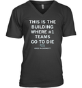 Creighton Bluejays This Is The Buiding Where 1 Teams Go To Die V Neck T Shirt