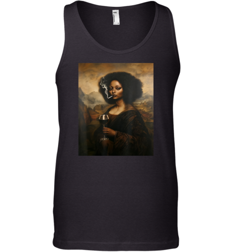 Black Mona Lisa African American Black History Month Tank Top