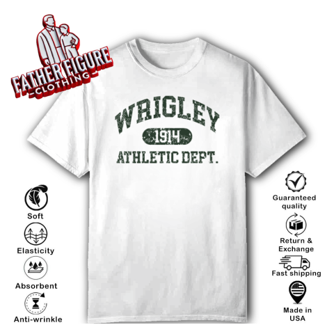 Chicago Cubs Wrigley 1914 Athletic Dept T Shirt
