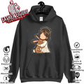 Brush Stroke Jesus He Is Risen Hoodie